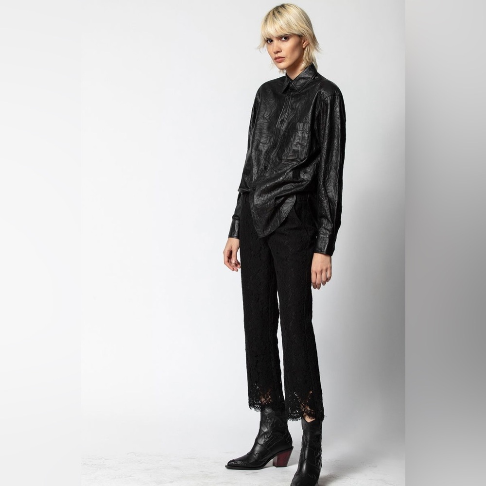 Zadig&Voltaire Posh Lace Pants in Black